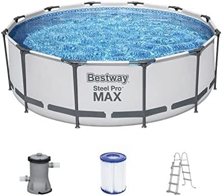 „BestWay Pool Steel Pro MAX“ baseino komplektas, apvalus, 366 x 100 cm
