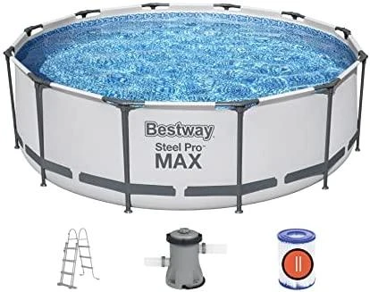 „BestWay Pool Steel Pro MAX“ baseino komplektas, apvalus, 366 x 100 cm