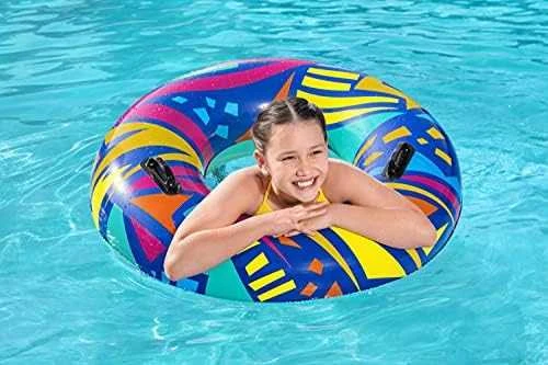 Bestway Pripučiamas plaukimo žiedas GEOMETRIC 107 cm 12+ 36228