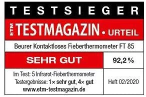 Bekontaktis termometras Beurer FT 85