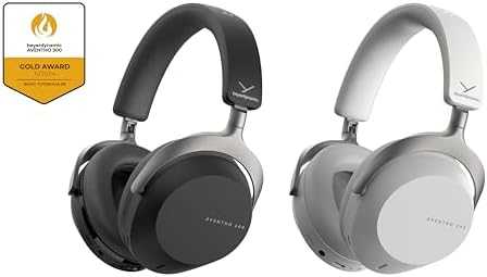 Beyerdynamic Aventho 300 belaidės ausinės su ANC, Pilkos spalvos