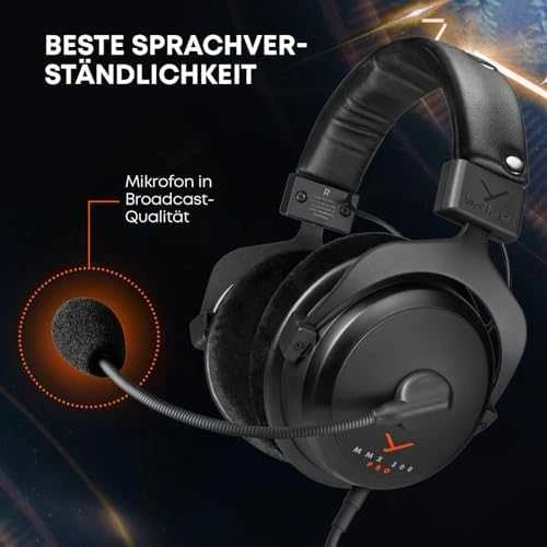 Beyerdynamic MMX 300 Pro Laidinės žaidimų ausinės | Closed-Back | 3.5 mm, Juodos spalvos