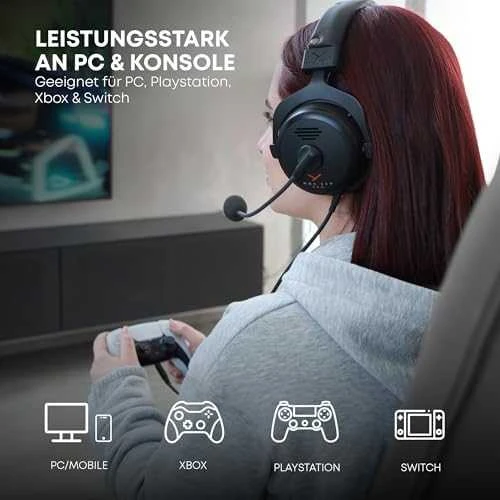 Beyerdynamic MMX 330 Pro Laidinės žaidimų ausinės | Open-Back | Juoda | 3.5 mm