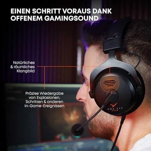 Beyerdynamic MMX 330 Pro Laidinės žaidimų ausinės | Open-Back | Juoda | 3.5 mm
