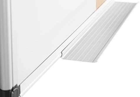 Baltoji magnetinė ir kamštinė lenta BI-OFFICE MAYA Combo 90x60, aliuminio rėmas