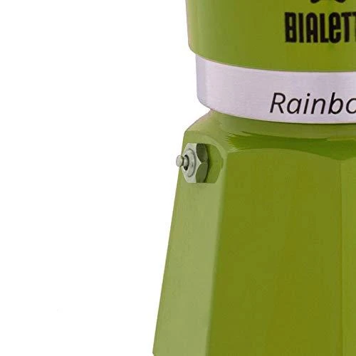 Moka puodas BIALETTI Rainbow Espresso Aparatas (Netaikomas, žalias spalva)