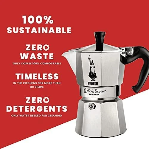Espresso kavos virimo aparatas Bialetti Moka Express 6puod.
