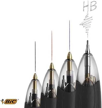 Bic Tušinukas 4 Spalvos, tušinukas (3 spalvos) + pieštukas (1 spalva), pakuotėje 12 vnt