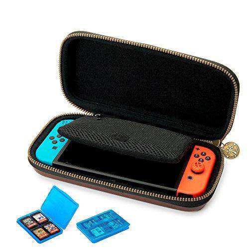 „Nintendo Game Traveler Deluxe“ kelioninis dėklas „Zelda Breath of the Wild Brown“.