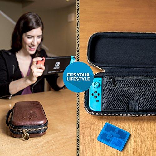 „Nintendo Game Traveler Deluxe“ kelioninis dėklas „Zelda Breath of the Wild Brown“.