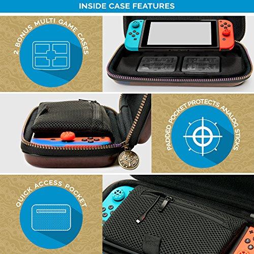 „Nintendo Game Traveler Deluxe“ kelioninis dėklas „Zelda Breath of the Wild Brown“.