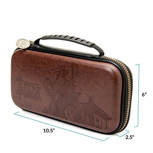 „Nintendo Game Traveler Deluxe“ kelioninis dėklas „Zelda Breath of the Wild Brown“.
