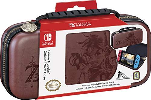 „Nintendo Game Traveler Deluxe“ kelioninis dėklas „Zelda Breath of the Wild Brown“.