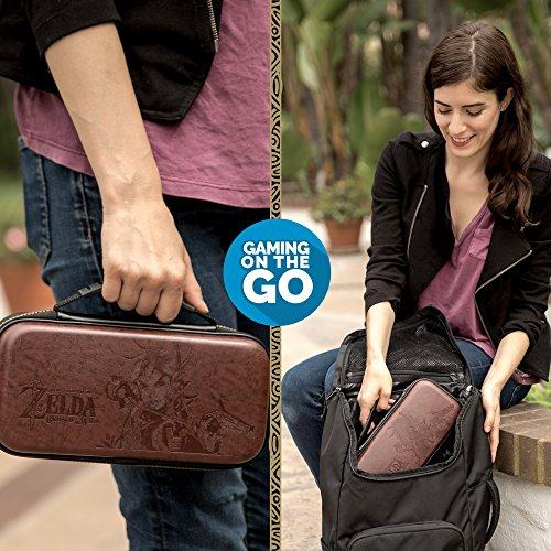 „Nintendo Game Traveler Deluxe“ kelioninis dėklas „Zelda Breath of the Wild Brown“.