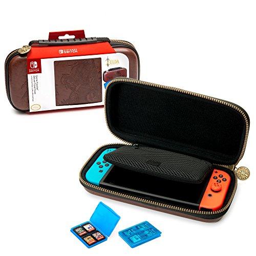 „Nintendo Game Traveler Deluxe“ kelioninis dėklas „Zelda Breath of the Wild Brown“.