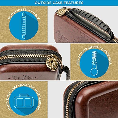 „Nintendo Game Traveler Deluxe“ kelioninis dėklas „Zelda Breath of the Wild Brown“.