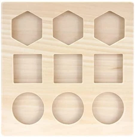 Bino Medinė geometrinių formų dėlionė
