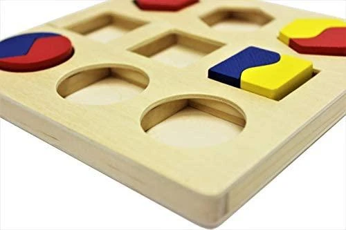 Bino Medinė geometrinių formų dėlionė