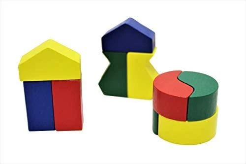 Bino Medinė geometrinių formų dėlionė