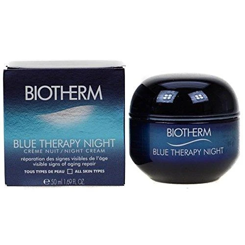 Biotherm Mėlyna Therapy Night Skin Kreminis jauninantis naktinis veido kremas, 50 ml