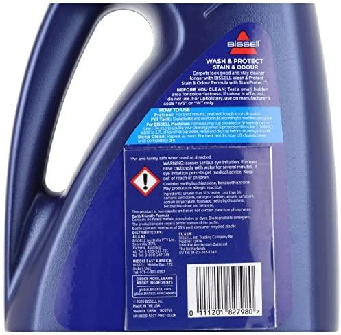 Kilimų valiklis Bissell Wash and Protect Stain and Odour Formula 1500 ml