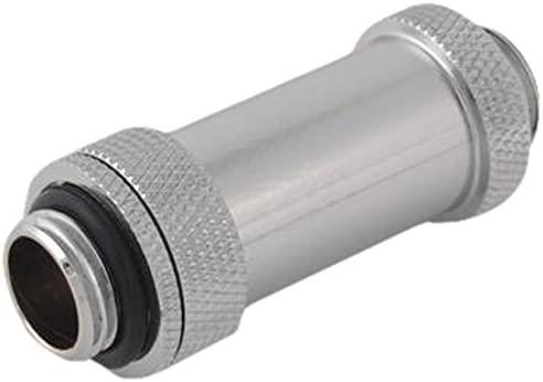 „Bitspower Aqua-Pipe II“ (41–69 mm) AGB vamzdžiams – G1/4 spalvos, blizgus sidabrinis