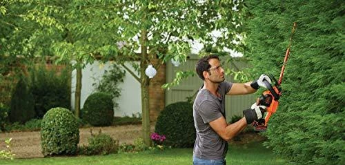 Black & Decker Juodas & Decker Akumuliatorinės gyvatvorių žirklės GTC18504PC 18V 4Ah 50 cm, Juodas & Decker