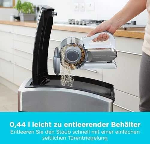Dulkių siurblys Black & Decker Juodas & Decker Vacuum cleaner bagless, handheld Juodas & Decker Pivot PV1820L-QW (35W, baltos spalvos)