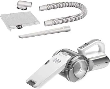 Dulkių siurblys Black & Decker Juodas & Decker Vacuum cleaner bagless, handheld Juodas & Decker Pivot PV1820L-QW (35W, baltos spalvos)