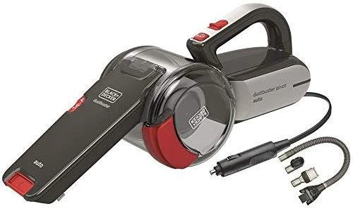 Black & Decker Juodas + DECKER DULKIŲ SIurblys 12V PV1200AV