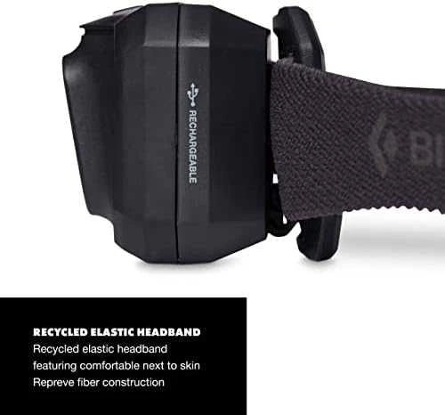 Black Diamond JAV Juodas Diamond Storm 500-R prožektorius