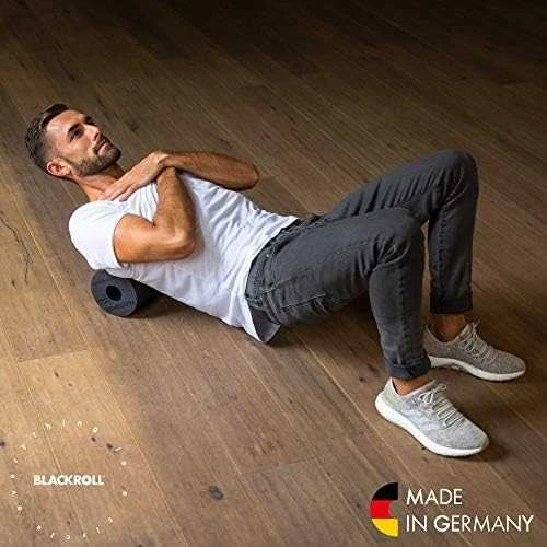 Masažinis volas Blackroll Standard - Juodos/baltos/mėlynos spalvų