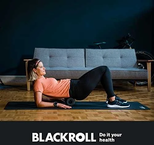 BLACKROLL® TWIN Masažinis volas, juodos spalvos