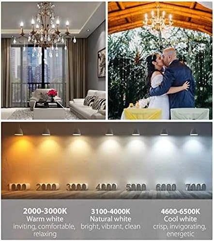Blaupunkt LED Lamp E14, 4pcs | 6.8 W | Natural Baltas