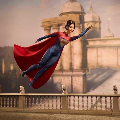 Mattel Lėlė Barbie Supergirl raudonai mėlyname kostiume