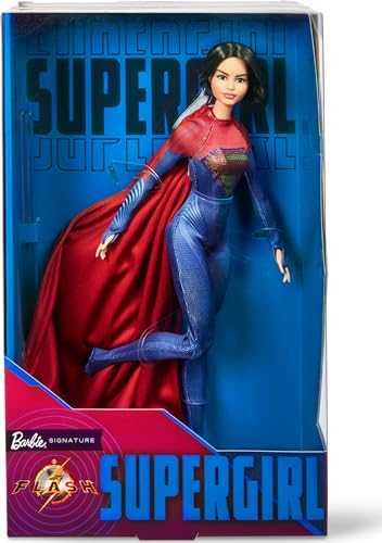 Mattel Lėlė Barbie Supergirl raudonai mėlyname kostiume