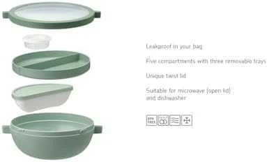 Rosti Mepal Pietų dėžutė Mepal Bento Lunch Bowl Nordic Mėlyna MP105830015700, 1,5 l