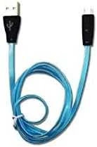 Kabelis USB 2GO Lightning - USB-B 1 m Mėlyna (795536)