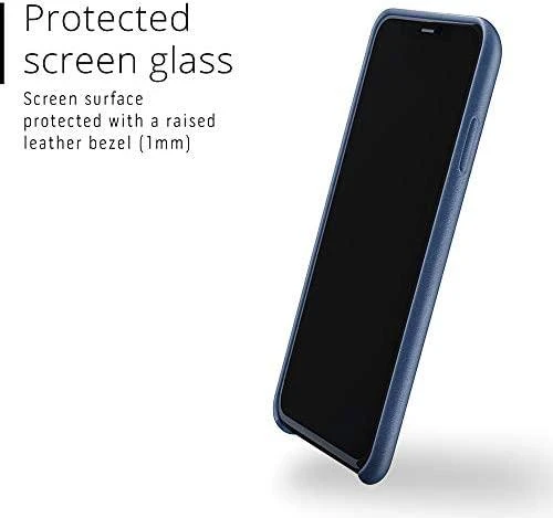 Mujjo Odinis dėklas for iPhone 11 Pro Max - Monaco Mėlyna