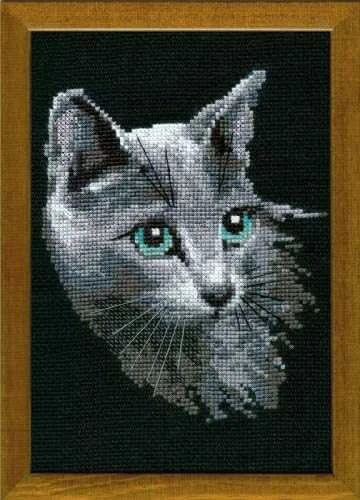 RIOLIS - Create It Yourself - Siuvinėjimo rinkinys „Rusų mėlynoji“ 764 (21x30 cm)