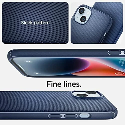 Spigen Mag Armor Apple iPhone 14 Plus dėklas telefonui mėlynos spalvos