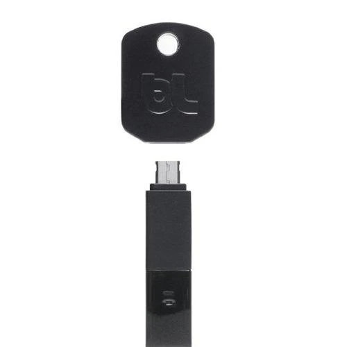 BlueLounge KII raktas microUSB įkroviklis juodas (KI-MC-BL)