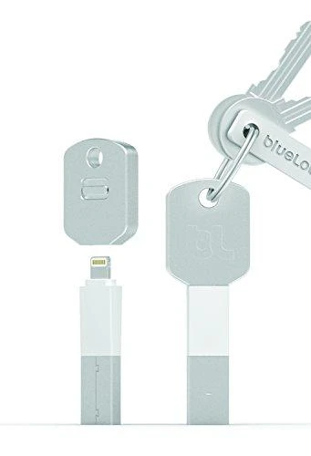 BlueLounge KII raktas microUSB įkroviklis baltas (KI-MC-WH)