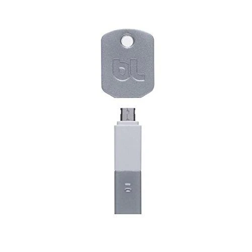 BlueLounge KII raktas microUSB įkroviklis baltas (KI-MC-WH)