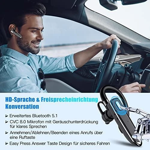 Wireless earphone Plantronics Poly 5200 juodas