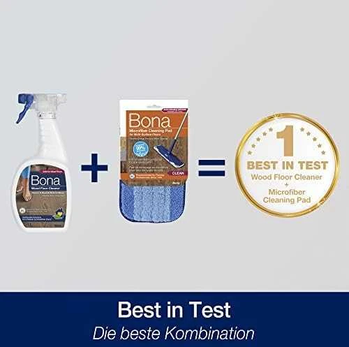 Bona Cleaning Pad su mikrofibry 1 vnt. mėlyna