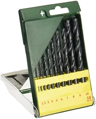 Grąžtas Bosch HSS-R Metal Drill Bit Set 10 pc(s)