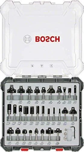 Bosch 15 frezų komplektas 8 mm kotu