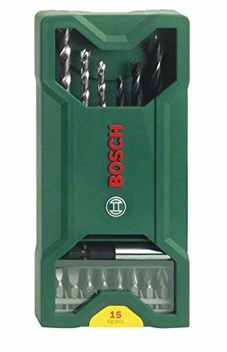 Grąžtas Bosch 15 dalių priedų komplektas