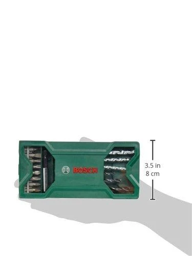 Grąžtas Bosch 15 dalių priedų komplektas